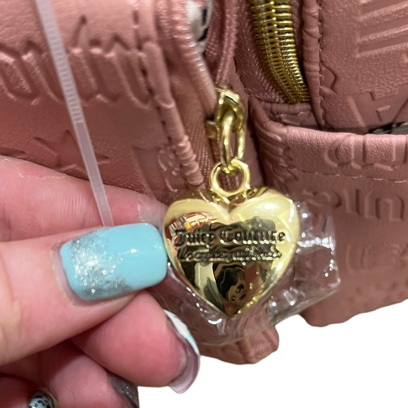 BNWT. JUICY COUTURE BLUSH WORD PLAY BACKPACK - Picture 9 of 13